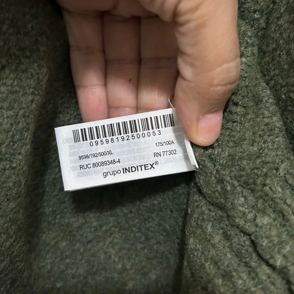 ZARA Green Open Back Sweater - Picture 6 of 12